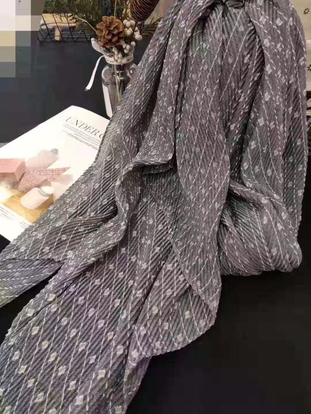 围巾实物图