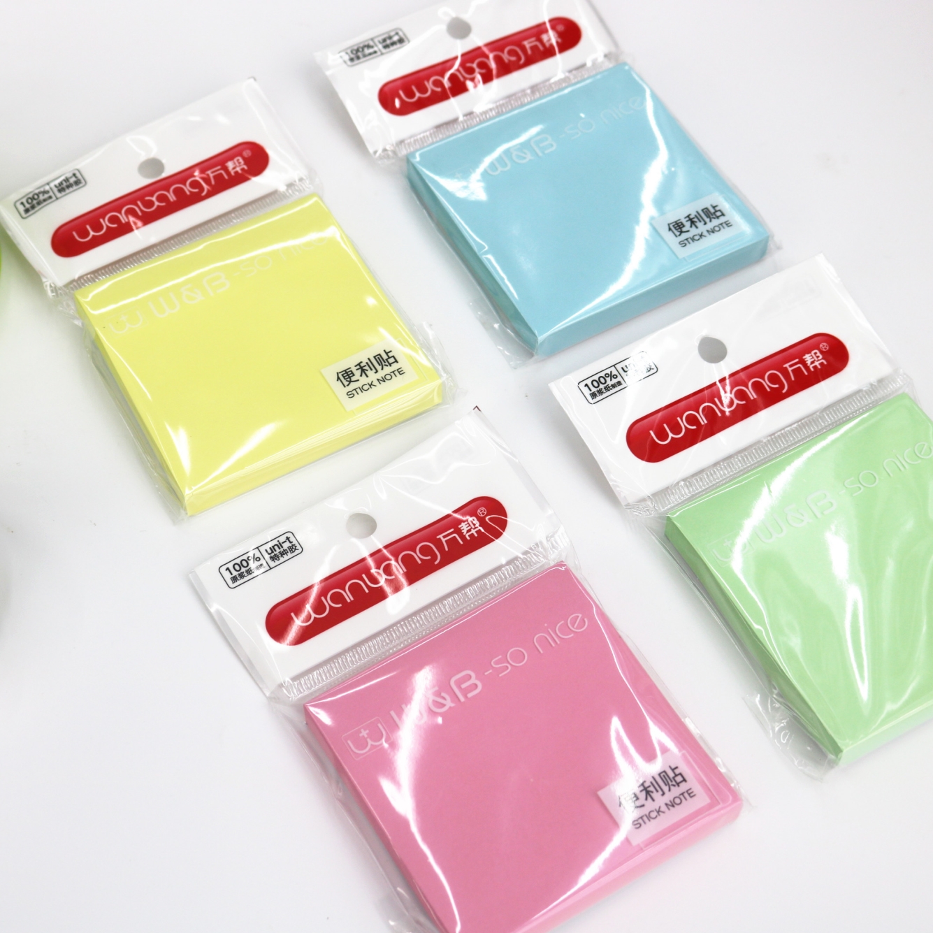 High-quality creative sticky Notes wb-1808 Universal sticky Note Book Wanbang Sticky Notes