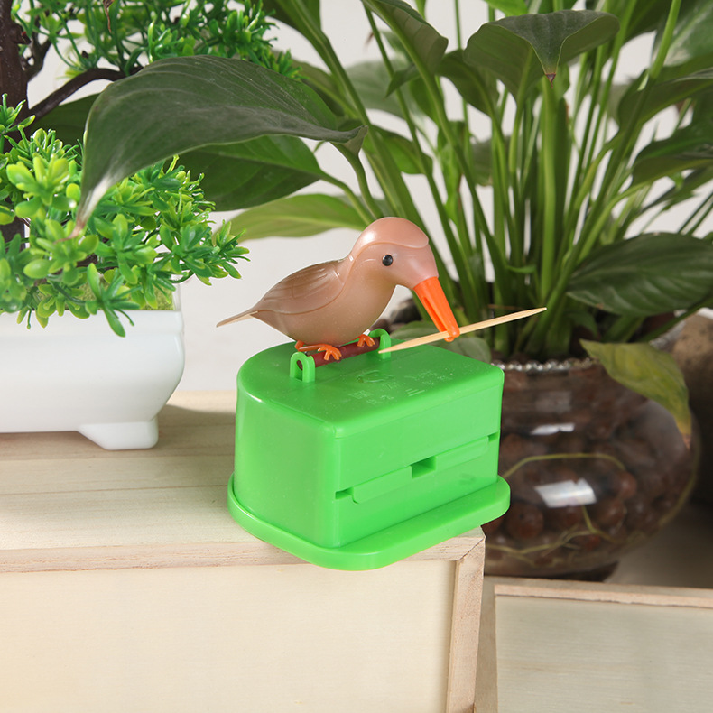 The smart toothpick box of the same style as Douyin automatically produces toothpick birds. The toothpick box cylinder is creative and can be pressed automatically Specification image