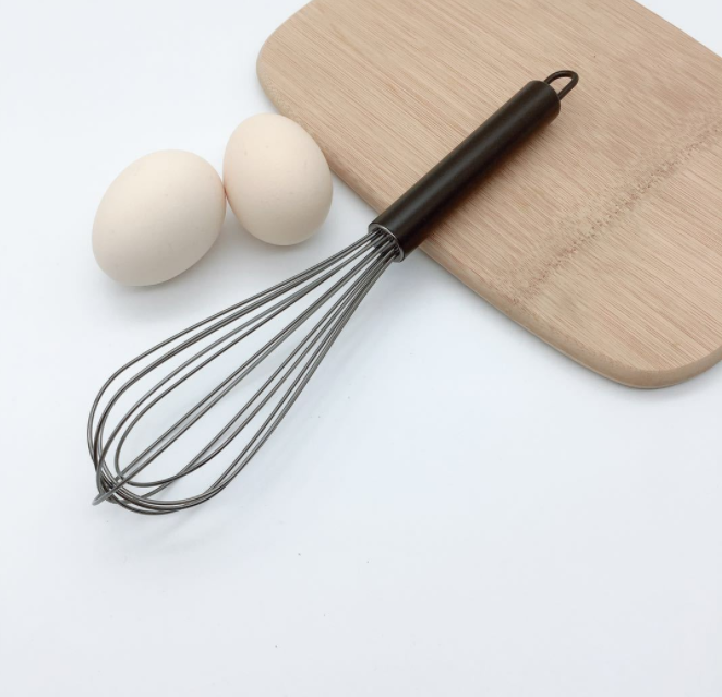 10-inch titanium-coated manual egg beater, egg mixer, flour and cream mixer, kitchen baking tool Specification image