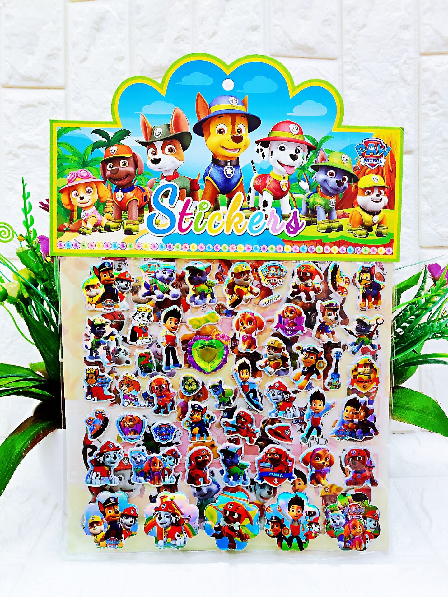 2019新款双层镭射女孩换装泡泡贴贴纸 女生男生精美卡通儿童贴纸细节图