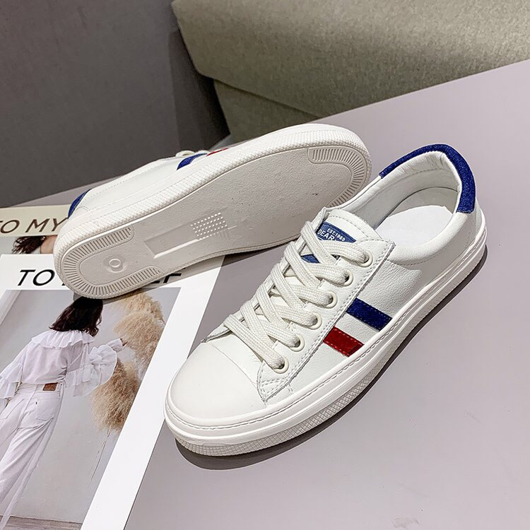 牛皮小白鞋新款产品图