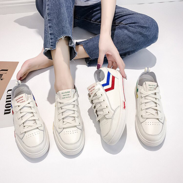 牛皮小白鞋新款鞋子产品图