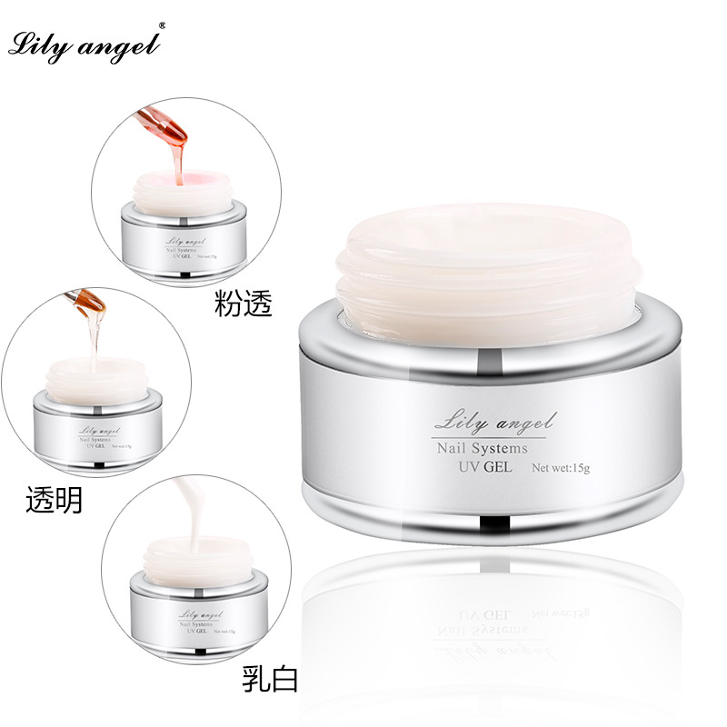 Wholesale factory direct sales of new non-removable extension glue, phototherapy transparent solidified model glue, UV glue and nail care products Specification image