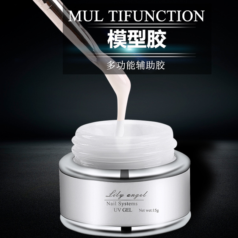 Wholesale factory direct sales of new non-removable extension glue, phototherapy transparent solidified model glue, UV glue and nail care products