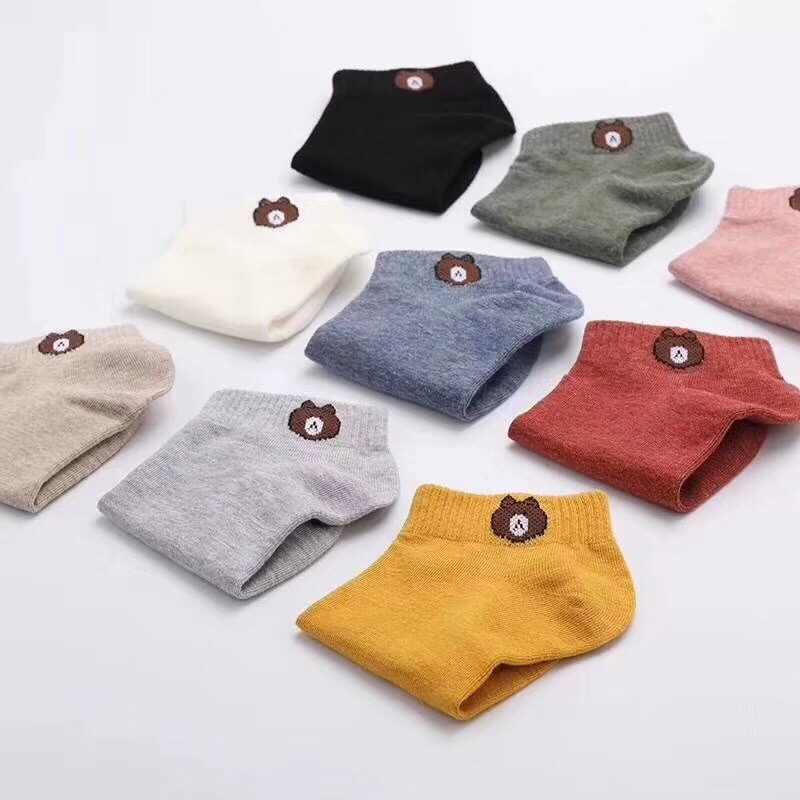 Bear socks in colour for men and women thumbnail