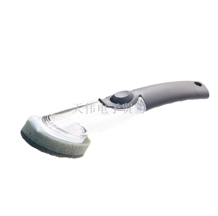 居家刷锅神器长柄洗碗刷子 自动加液洗碗刷