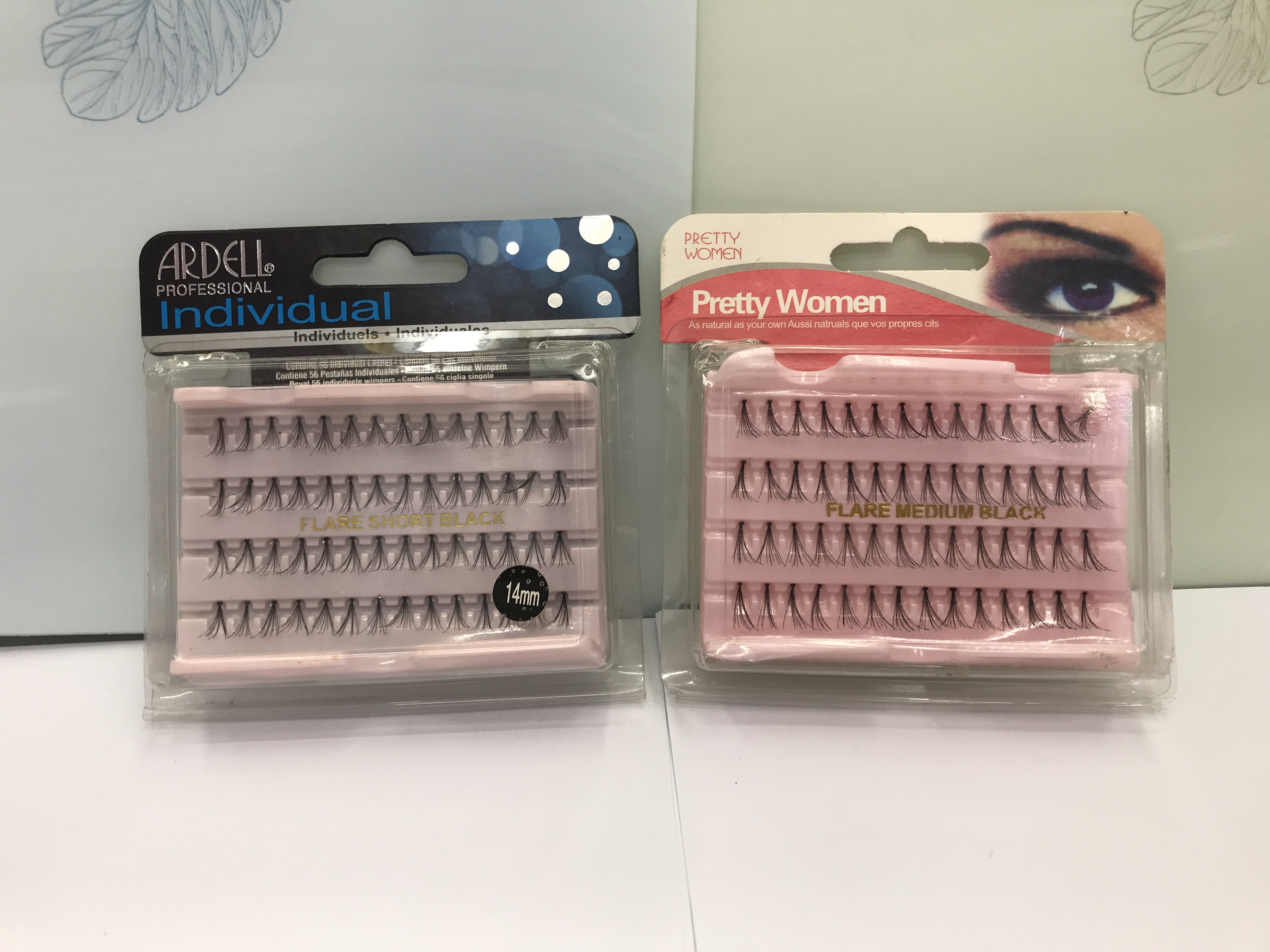 Four lines Flower hair eyelash