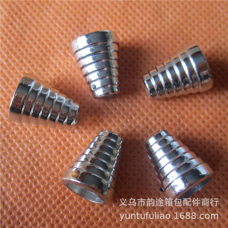 现货ABS塑料电镀吊钟 经典塑料吊坠 绳扣 螺纹吊钟绳头吊钟细节图