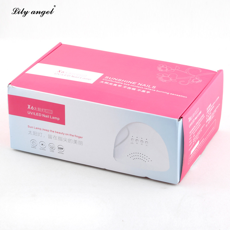lilyangel正品LED光疗灯36W太阳灯指甲油烤灯美甲专用烘干机批发详情图5