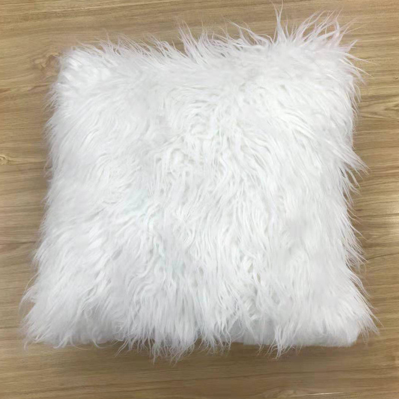 Nordic plush pillowcases, sofa headboard plush cushions, wool throw pillows, direct sales from the manufacturer Application Scenario