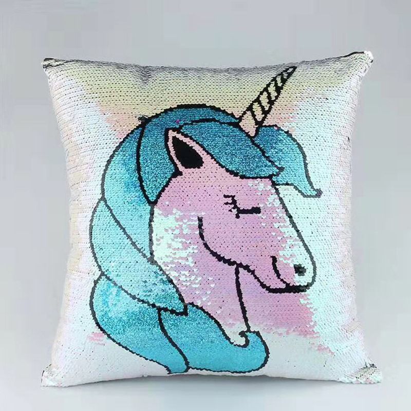 Wholesale custom-made cute little animal sequined cushions, home sofa throw pillows, pillow covers, factory direct sales Specification image