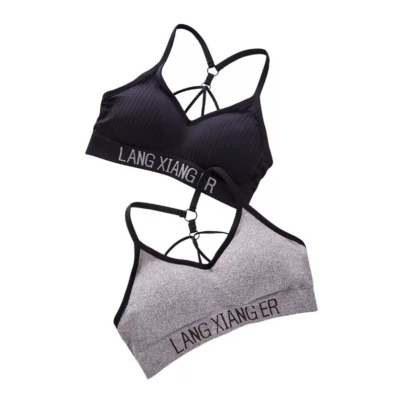 Seamless hot style letter chute wrap breast sexy thread V neck wiper breast without ribbed bottom strap underwear Application Scenario