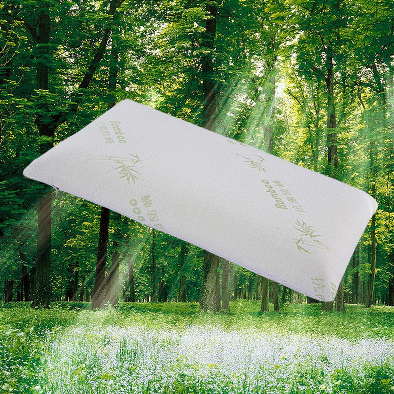 Wholesale bamboo carbon fiber bread memory pillows, slow rebound memory foam pillow cores, large space memory pillows are available for customization Application Scenario