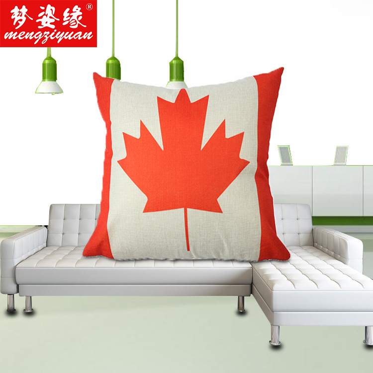 Factory direct sales of linen 3D stereoscopic paintings, tree and flower cushions, pillowcases, sofa cushions, car waist pillows, hot-selling items Application Scenario