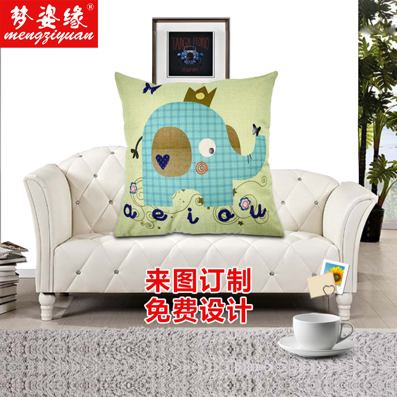 Customized advertisements based on your provided pictures come with free cushions, cotton and linen cushions. Company welfare pillow gifts, direct sales from the manufacturer Specification image