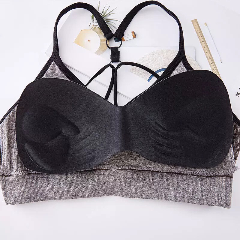 Seamless hot style letter chute wrap breast sexy thread V neck wiper breast without ribbed bottom strap underwear Specification drawing