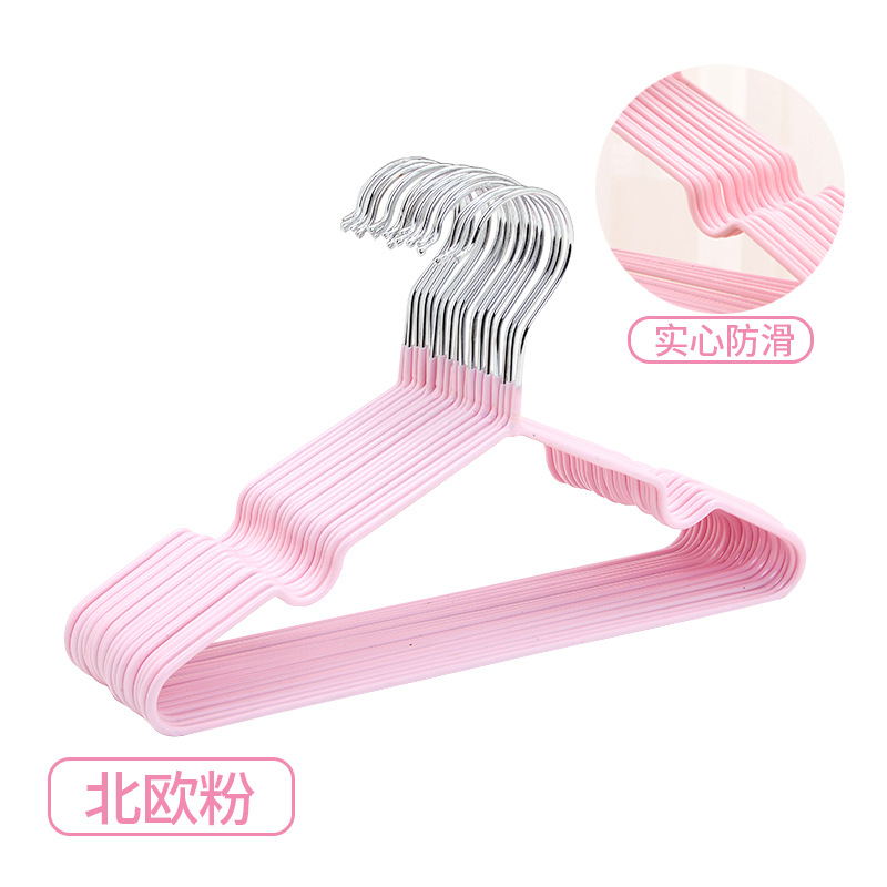 Children's clothes hangers, anti-slip clothes, 10 household daily use clothes hangers, eco-friendly clothes hangers, stainless steel clothes hangers Item Picture