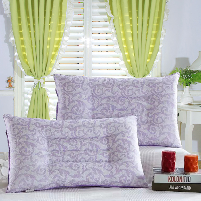 Self-produced low-price wholesale printed matte pearl cotton neck pillows, gift pillow cores, and special health pillows for hotels Application Scenario