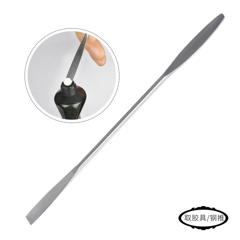 lilyangel stainless steel double-headed dead skin straightener dead skin straightener nail repair hand care products and tools wholesale Item Picture