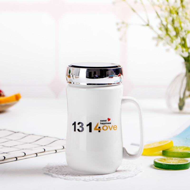 Factory direct sales: Hot-selling mirror cups, couple cups, ceramic cups, custom logo water cups, advertising mugs, gifts and promotional items details Picture