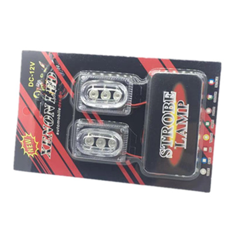 The motorcycle's led red and blue flashing taillights, ultra-bright flashlights, 12-volt warning lights, and brake lights are equipped with opposite flashing lights details Picture