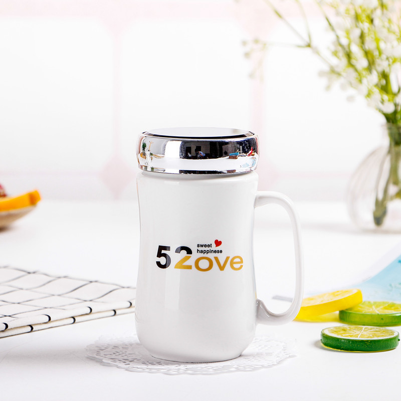 Factory direct sales: Hot-selling mirror cups, couple cups, ceramic cups, custom logo water cups, advertising mugs, gifts and promotional items Specification image