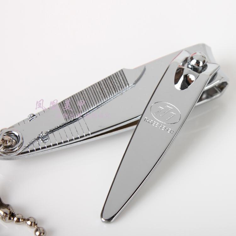 Nail clippers, nail cutters, stainless steel ultra-thin portable nail clippers, single nail trimming and repair details Picture
