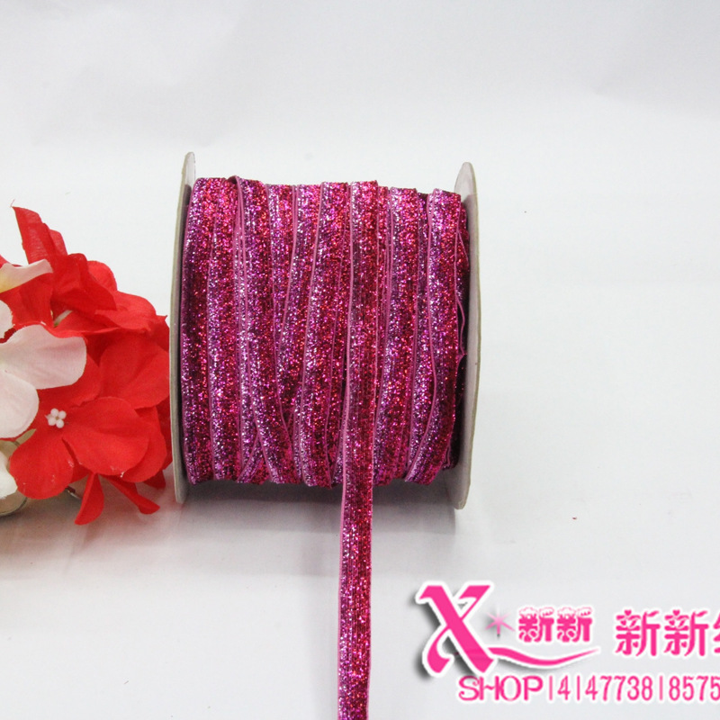 1CM colorful chive velvet ribbons, clothing accessories, polyester webbing, diy gift packaging, clothing accessories wholesale