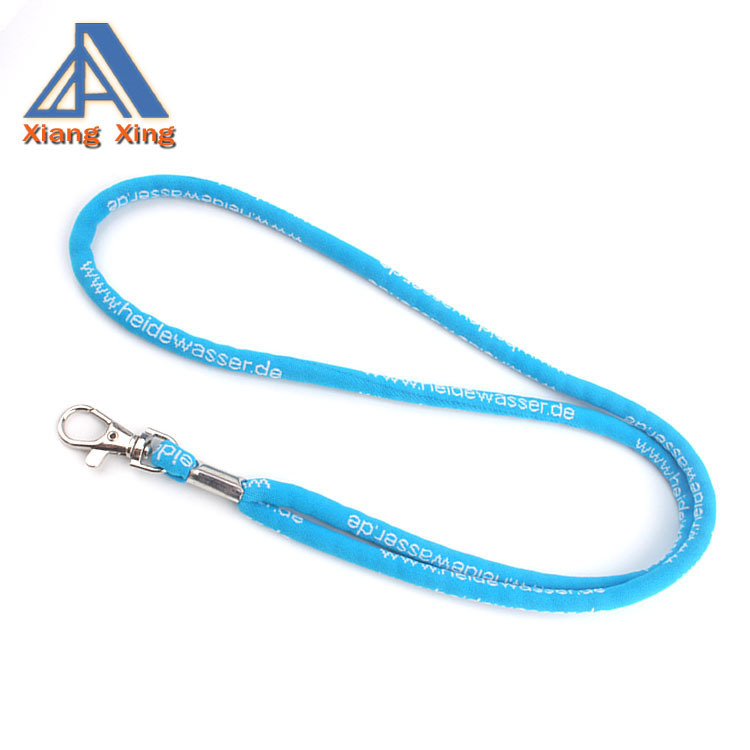 优质高弹电脑提花圆绳挂绳 定制logo花手机挂绳 展会提花挂绳还回家细节图