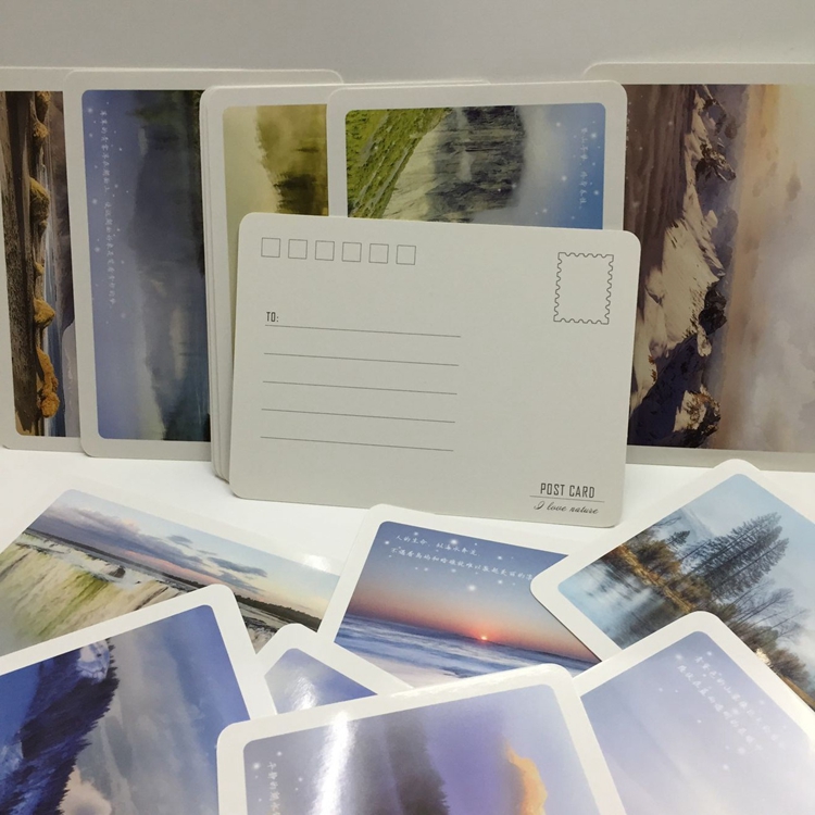 520 Picture Postcard Scene Greeting Card Beauty of Nature 60 sheets Specification drawing