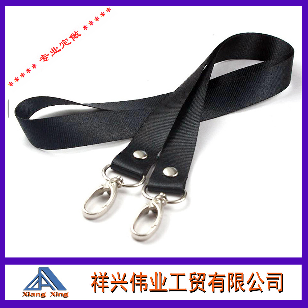 手机挂绳 厂j牌工作证件吊绳 工作牌胸卡工牌挂绳 金属龙虾扣细节图
