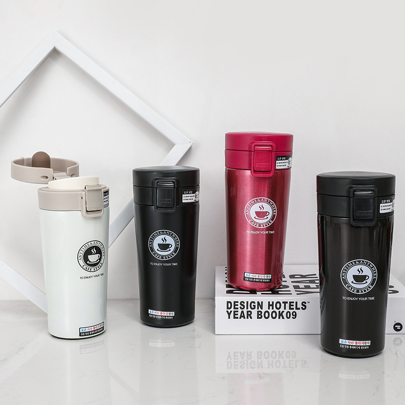新款不锈钢保温杯时尚便携水杯创意咖啡杯日用百货批发定制logo