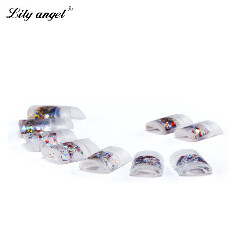 Lilyangel 100-piece Hollow water-filled nail nail set, high-end hollow nail nail set wholesale