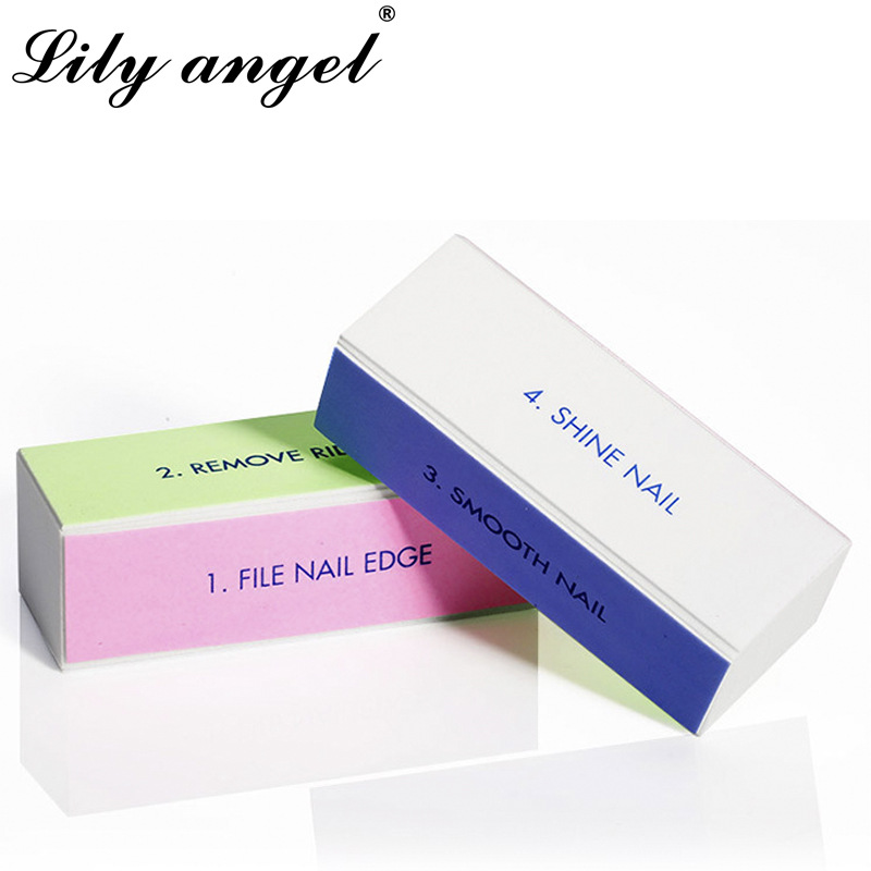 lilyangel Four-sided nail polish block, nail polish cotton, tofu block, manicure tool, nail file Application Scenario
