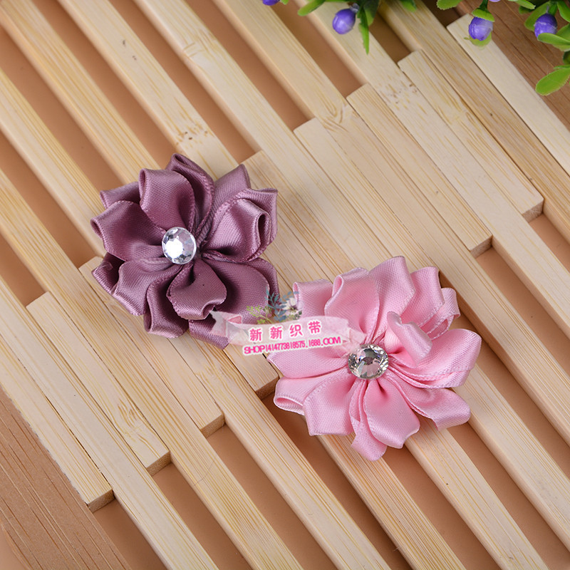 diy手工蝴蝶结礼品鲜花婚庆头饰喜糖包装缎带丝带服装辅料批发细节图