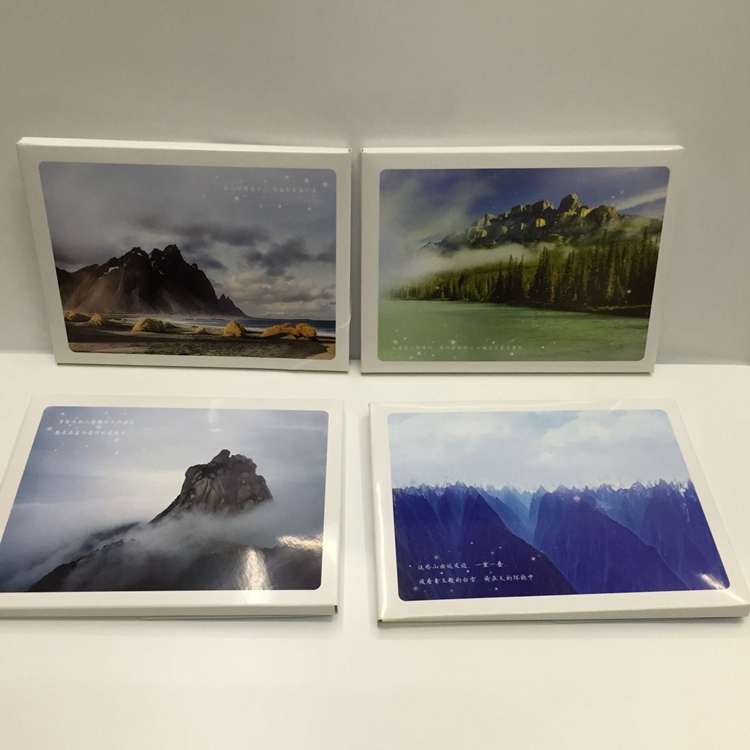 520 Picture Postcard Scene Greeting Card Beauty of Nature 60 sheets Application Scenario