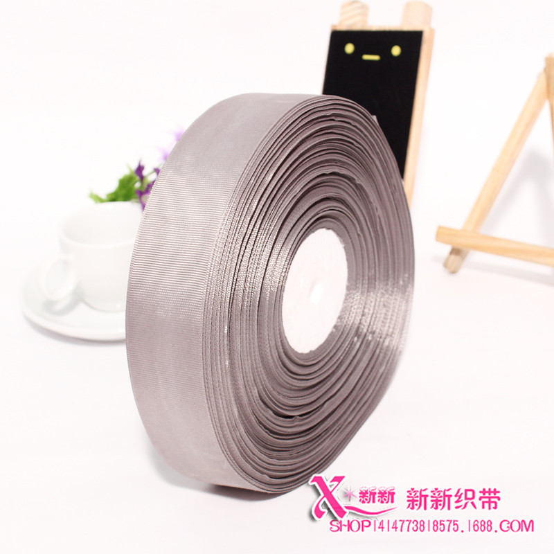 直销两色礼品丝带 DIY8分螺纹带 环保发饰配件涤纶织带 手工DIY