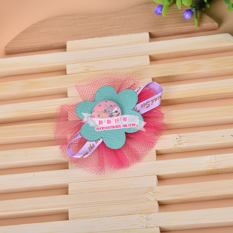 diy hair accessory accessories, Korean-style handcrafted mesh, bow, children's headwear, shoe decoration materials wholesale details Picture