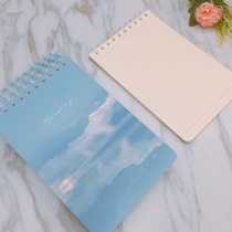 Coil Notebook 32k up flip 520 Notepad A5 Vertical flip 48 sheets