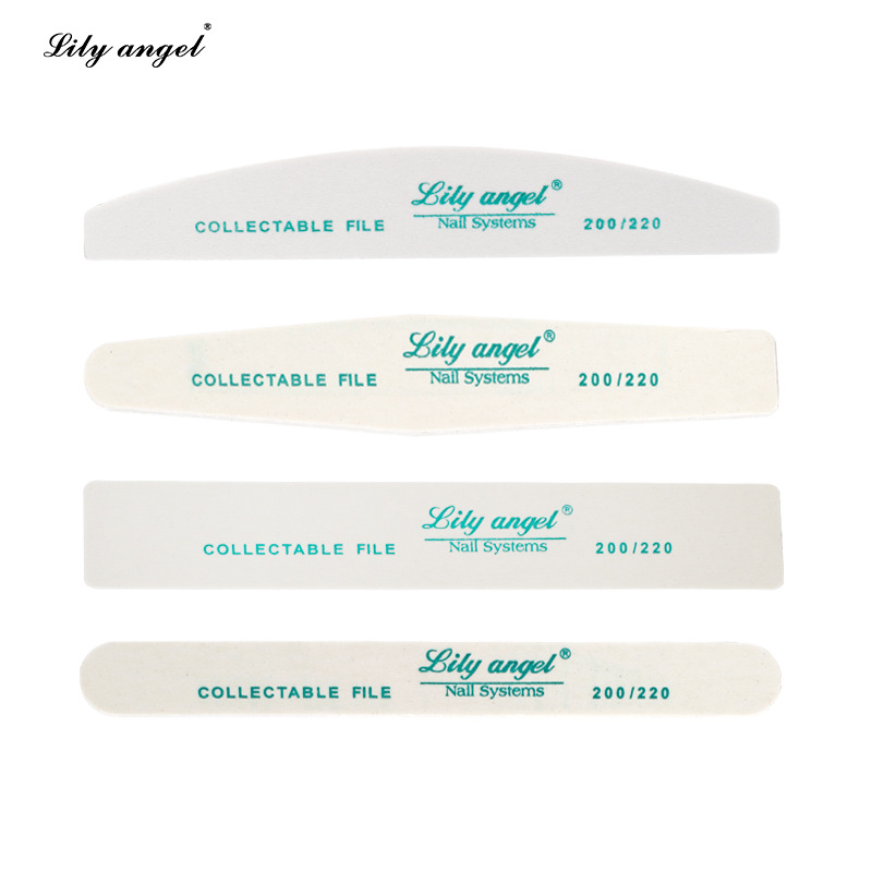 lilyangel nail art fine sand strips, Banma file strips, white straight file strips, round roll strips, fine sand strips in four shapes are available for wholesale