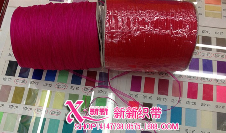 3MM single-color gauze ribbon, handcrafted DIY bow, available in stock for wholesale of accessories, hair accessories, headwear and ribbons details Picture