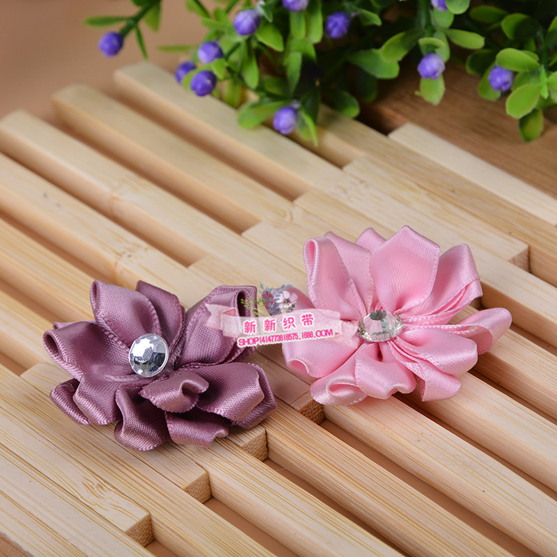 diy手工蝴蝶结礼品鲜花婚庆头饰喜糖包装缎带丝带服装辅料批发产品图
