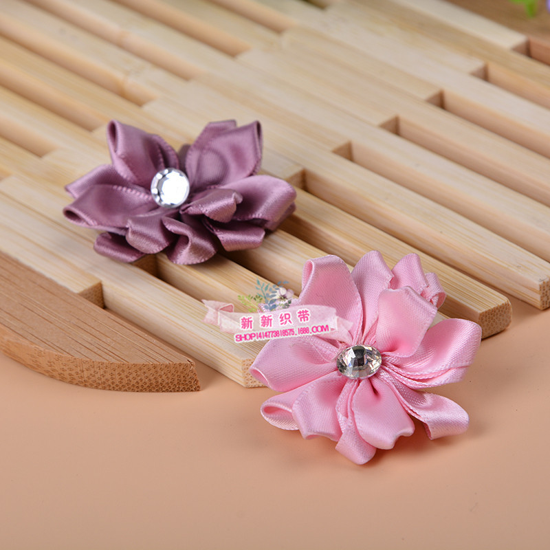 diy手工蝴蝶结礼品鲜花婚庆头饰喜糖包装缎带丝带服装辅料批发