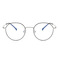 2019新款复古金属眼镜 圆框记忆眼镜架 男女同款透明平光近视镜框细节图