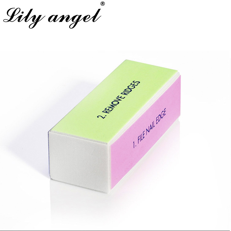 lilyangel Four-sided nail polish block, nail polish cotton, tofu block, manicure tool, nail file Item Picture