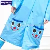 MJ-2200/2201 foreign trade children's raincoat Cartoon Cute backpack style children's Yuyi details Picture