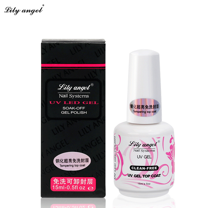 2017新款美甲钢化封层超亮免洗高档环保护甲油批发外贸定做加工厂