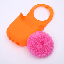 Silica gel soap box Kitchen sink drain basket bathroom shelf storage hanging bag soap box