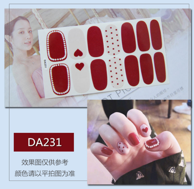 穿戴甲/穿戴式美甲成品/美甲贴儿童卡通/手工美甲/美甲贴纸产品图